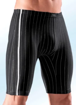 Viererpack Longpants, gestreift