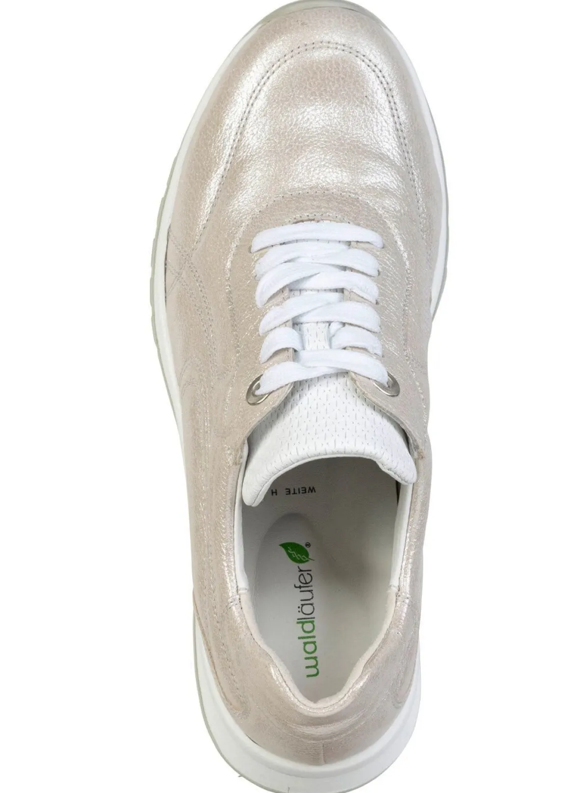 Waldläufer, bequeme Damen-Schnürschuhe, Weite H, mit herausnehmbarem Fußbett