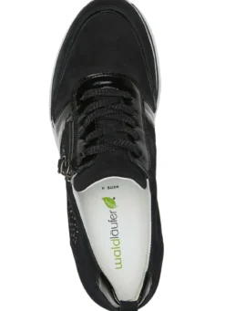 Waldläufer, bequeme Damen-Schnürschuhe, Weite H, mit herausnehmbarem Fußbett