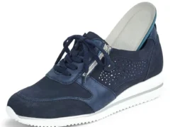 Waldläufer, bequeme Damen-Schnürschuhe, Weite H, mit herausnehmbarem Fußbett