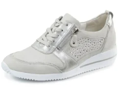 Waldläufer, bequeme Damen-Schnürschuhe, Weite H, mit herausnehmbarem Fußbett