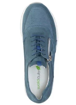 Waldläufer, bequeme Damen-Schnürschuhe, Weite H, mit herausnehmbarem Fußbett
