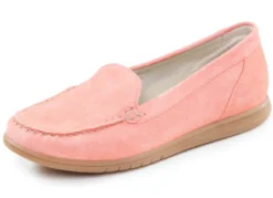 Waldläufer, bequeme Damen-Slipper, Weite H, mit herausnehmbarem Fußbett