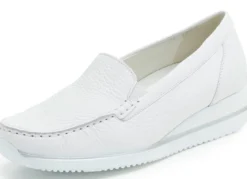 Waldläufer, bequeme Damen-Slipper, Weite H, mit herausnehmbarem Fußbett