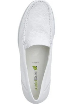Waldläufer, bequeme Damen-Slipper, Weite H, mit herausnehmbarem Fußbett