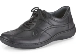 Waldläufer, bequeme Herren-Schnürschuhe, Weite H, mit herausnehmbarem Fußbett