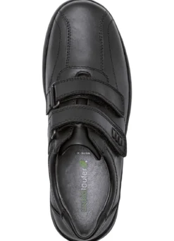 Waldläufer, bequeme Herren-Slipper, Weite H, mit herausnehmbarem Fußbett