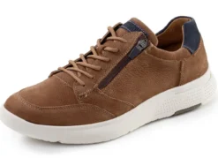 Waldläufer, bequeme Herren-Sneaker, Weite H, mit herausnehmbarem Fußbett