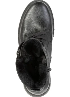 Waldläufer, gefütterte Damen-Stiefeletten, Winterschuhe, Weite H, mit Lammfell