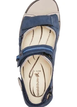 Waldläufer, sportliche Damen-Sandalen, Weite H, mit herausnehmbarem Fußbett