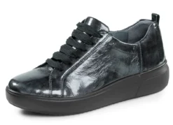 Waldläufer, trendige Damen-Schnürschuhe, Weite H, mit herausnehmbarem Fußbett