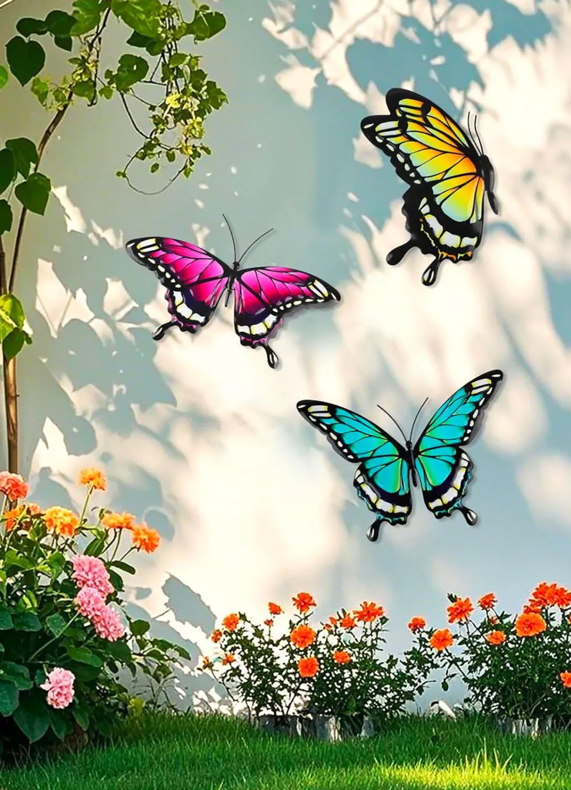 Wanddeko 3er-Set "Schmetterling"