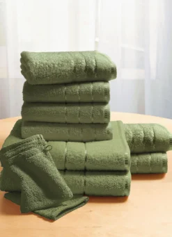 Weiche Walkfrottier-Handtücher aus dichtem Schlingenflor