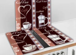 WENKO Wandblende / Herdabdeckplatten, Kaffee