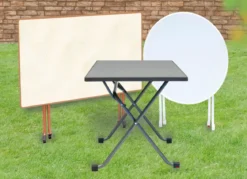 Wetterfeste Klapptische von MFG Freizeitmöbel