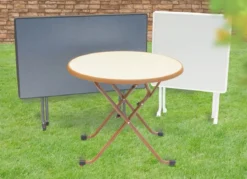 Wetterfeste Klapptische von MFG Freizeitmöbel