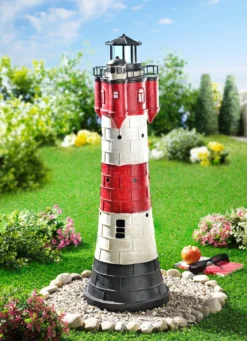 Wetterfester Solar-Leuchtturm XL