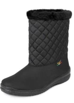 Winterstiefel mit Kunstpelzkragen
