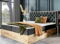 Wohndecke und Kissenbezug in toller Strickoptik
