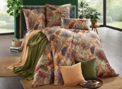 Wohndecke und Kissenbezug in toller Strickoptik