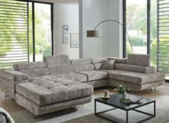 Wohnlandschaft mit Bettfunktion und Bettkasten