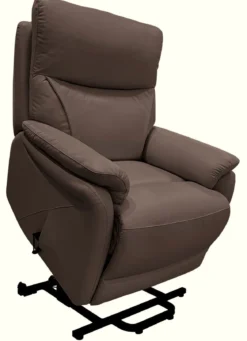 XXL Leder-Sessel mit Aufstehhilfe