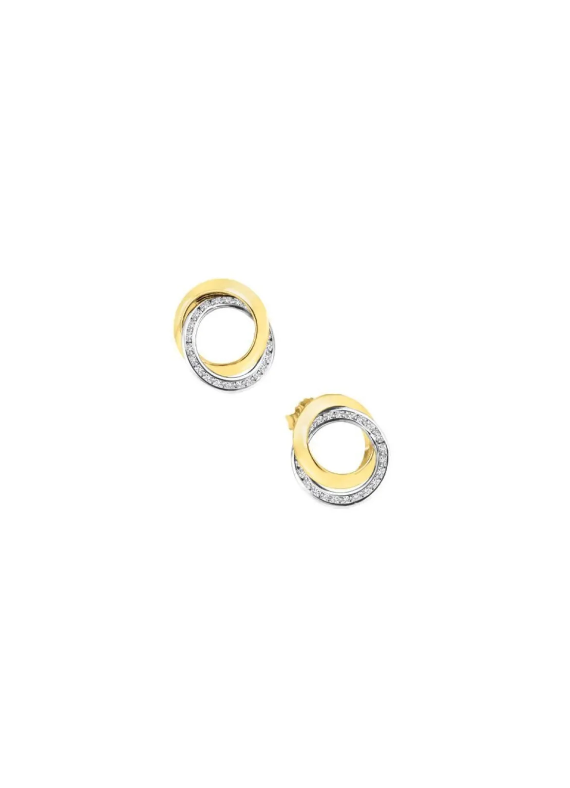 Zarte Eleganz: Ohrstecker mit synth. Zirkonia
