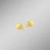 Zauberhafte Kugel-Ohrstecker mit Struktur