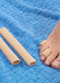 Zehenschutz, 2 Stück, mit Silikon-Innenseite