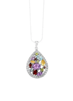 Zeitlose Schönheit: Garnitur mit Diamant und Edelsteinen