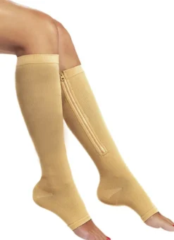 Zip Sox Kompressionsstrümpfe mit Reißverschluss