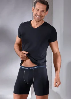Zweierpack Shirts mit V-Ausschnitt